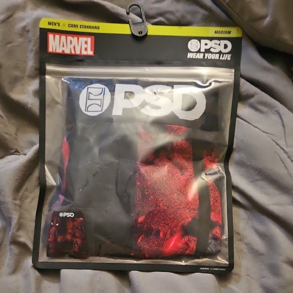 PSD Marvel Men's Boxer Briefs - Red and Black